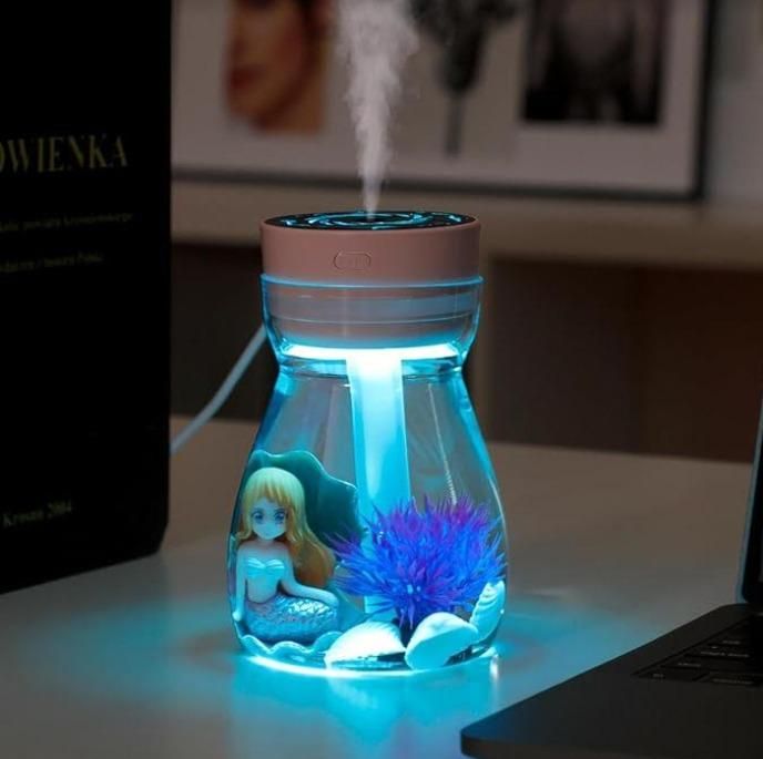 Mermaid USB Cool Mist Humidifier (Pack Of 1)