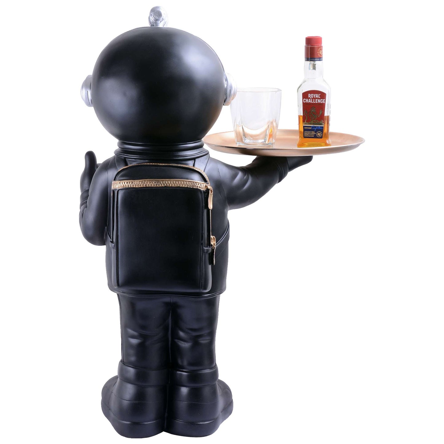 Astronaut Figurine Tray Sculpture | Small Desk Storage & Room Decoration